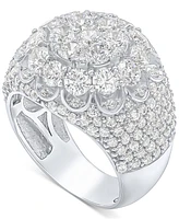 Men's Diamond Halo Cluster Ring (5 ct. t.w.) 10k Gold