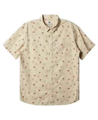 Quiksilver Men's Summer Petals Woven Short Sleeve Shirt