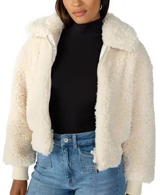 Sanctuary Women's Tori Faux-Fur Long-Sleeve Jacket