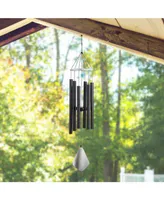 34" Long Tuned Wind Chime Traditional Black Tube
