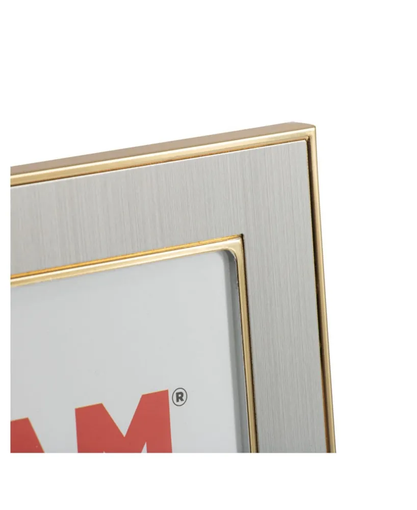 Jam Paper Plated Metal Picture Frames - 5 x 7 - 2 Per Pack