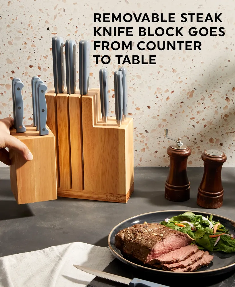 Chicago Cutlery Halsted 14-Pc. Modular Block Knife Set