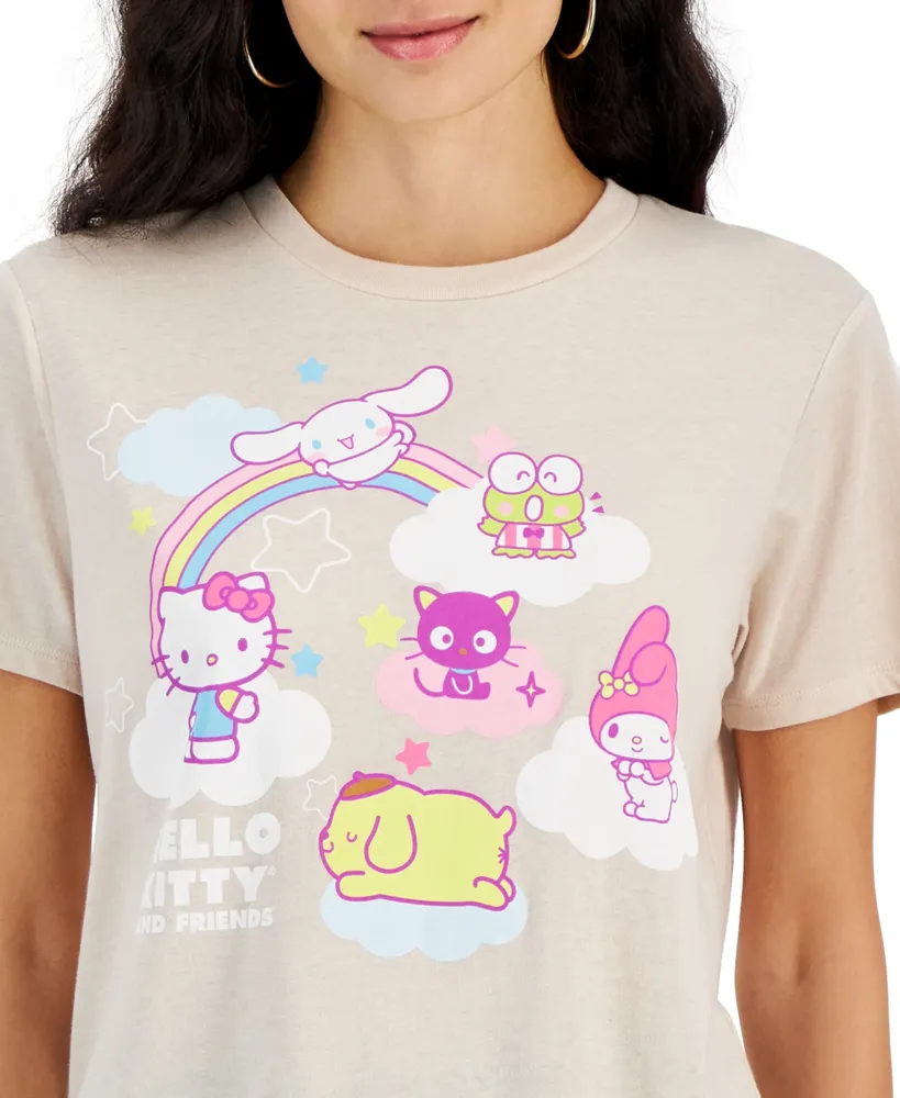 Love Tribe Juniors' Hello Kitty And Friends Graphic T-Shirt