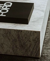 Nash 40" Marble Square Coffee Table