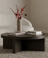 Folke 38" Oak Round Coffee Table