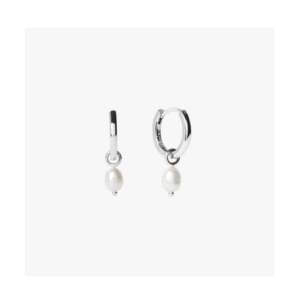 Pearl Huggie Hoops - Frida | Ana Luisa Jewelry