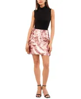 1.state Women's Paillette Mini Skirt