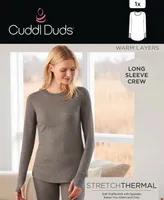 Cuddl Duds Plus Size Stretch Thermal Long-Sleeve Top