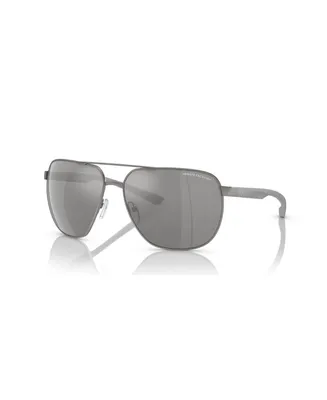 A|X Armani Exchange Men's Polarized Sunglasses, Mirror Polar AX2047S