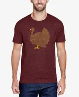 La Pop Art Men's Thanksgiving Premium Blend Word T-shirt