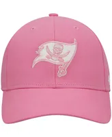 Big Girls '47 Brand Pink Tampa Bay Buccaneers Rose Mvp Adjustable Hat