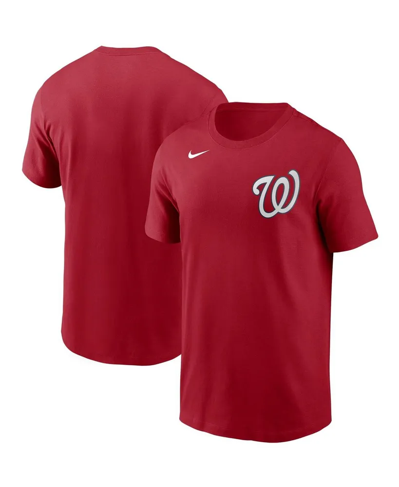 Nike Men's Nike Cream Washington Nationals City Connect Wordmark T-Shirt