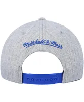 Men's Mitchell & Ness Heather Gray Washington Bullets Hardwood Classics 2.0 Snapback Hat