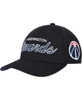 Men's Mitchell & Ness Black Washington Wizards Mvp Team Script 2.0 Stretch Snapback Hat