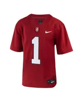 Big Boys Nike #1 Crimson Stanford Cardinal Untouchable Football Jersey