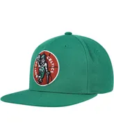 Men's Mitchell & Ness Kelly Green Boston Celtics Hardwood Classics Mvp Team Ground 2.0 Fitted Hat