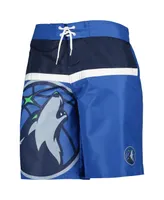 Men's G-iii Sports by Carl Banks Blue Minnesota Timberwolves Sea Wind Swim Trunks