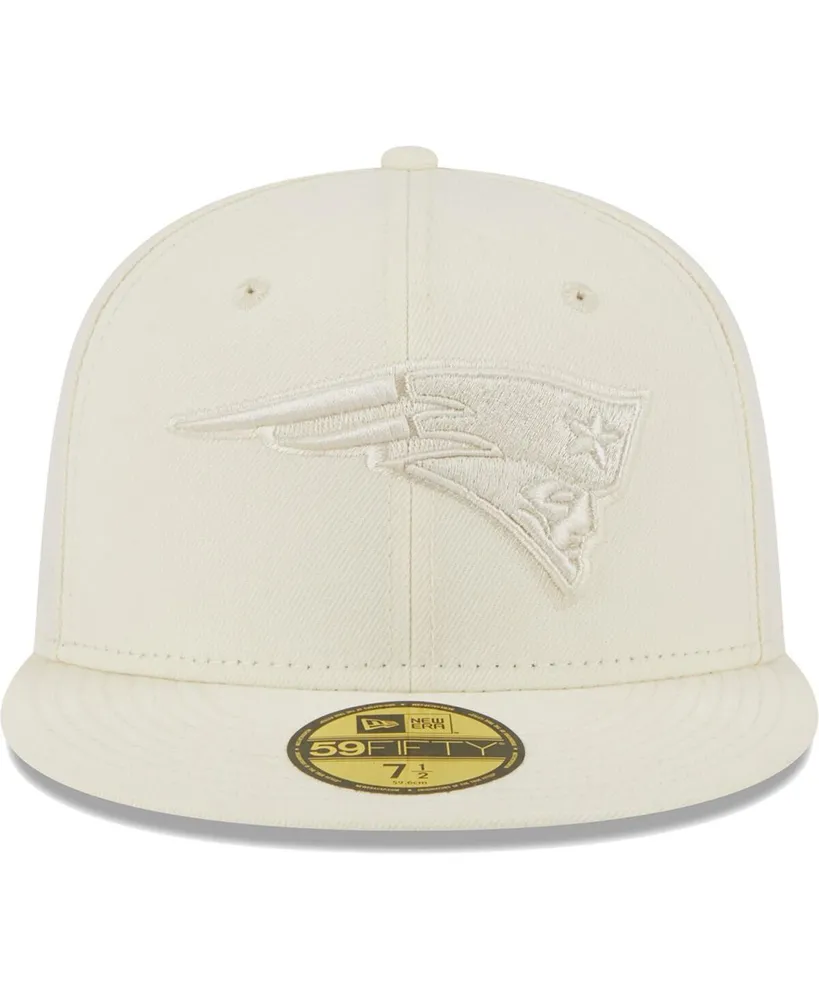 Men's New Era Cream New England Patriots Color Pack 59FIFTY Fitted Hat