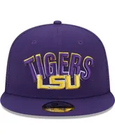 Men's New Era Purple Lsu Tigers Grade Trucker 9FIFTY Snapback Hat