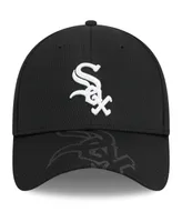 Men's New Era Black Chicago White Sox Top Visor 39THIRTY Flex Hat