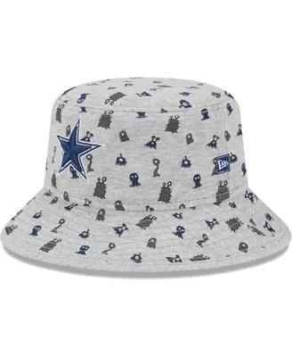 Little Boys and Girls New Era Gray Dallas Cowboys Critter Bucket Hat