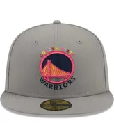 Men's New Era Gray Golden State Warriors Color Pack 59FIFTY Fitted Hat