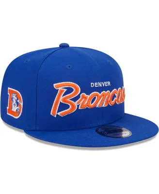 Men's New Era Royal Denver Broncos Main Script 9FIFTY Snapback Hat