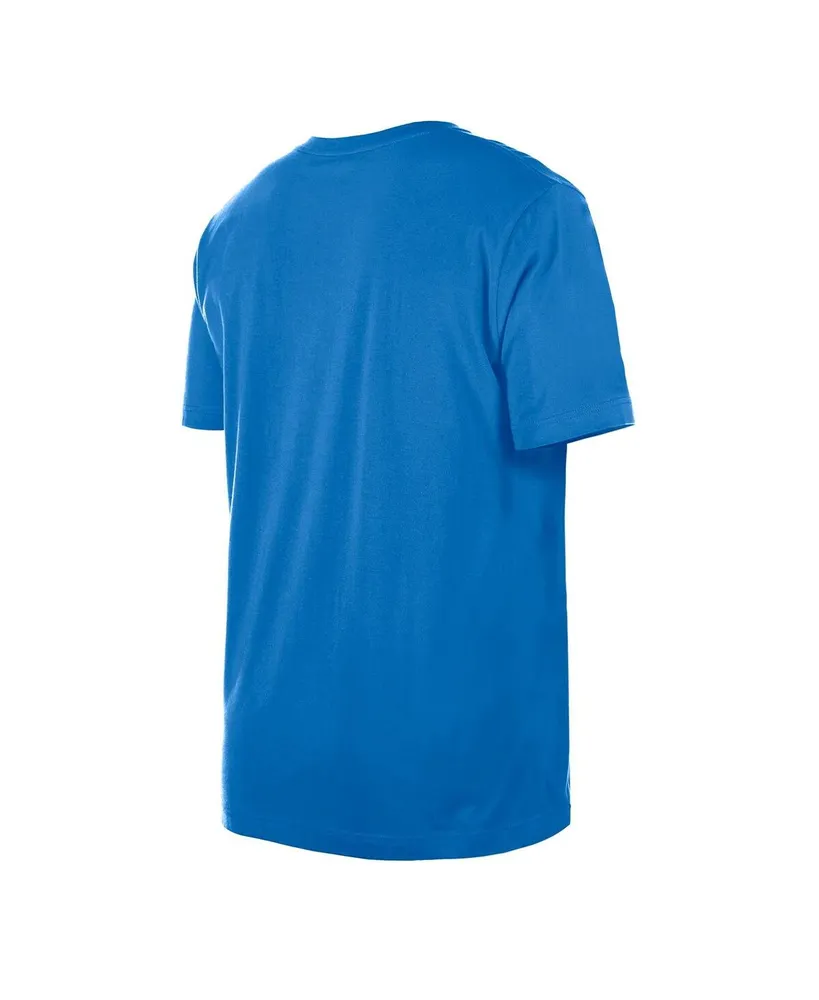 Men's New Era Blue Detroit Lions Team Logo T-shirt