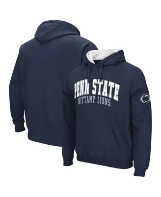 Men's Colosseum Navy Penn State Nittany Lions Double Arch Pullover Hoodie