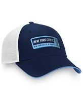 Men's Fanatics Navy New York City Fc Defender Adjustable Hat