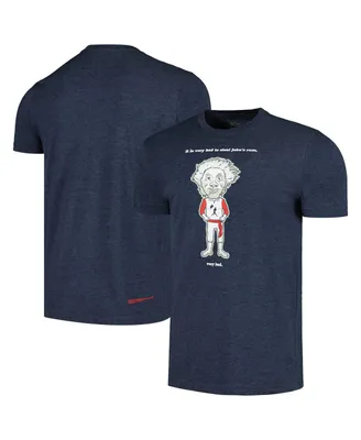 Men's and Women's Baseballism Heather Navy Major League Jobu T-shirt