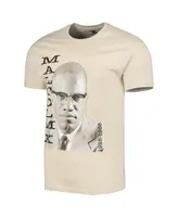 Men's and Women's Natural Malcolm X Graphic T-shirt