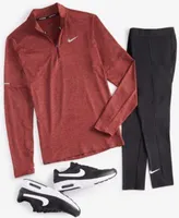 Nike Mens Element Running Quarter Zip Sweatshirt Fitness Tights Running Sneakers From Finish Line