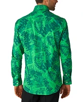 OppoSuits Men's Long-Sleeve Joker Graphic Shirt