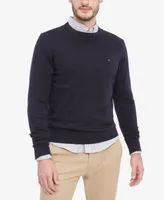 Tommy Hilfiger Men's Essential Solid Crew Neck Sweater