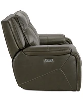 Closeout! Hansley 2-Pc. Zero Gravity Power Recliner Leather Sofa, Created for Macy's