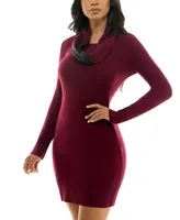 Bcx Juniors' Bodycon Sweater Dress & Ombre Scarf