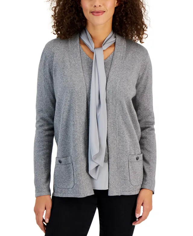 Anne Klein Malibu Open-Front Cardigan - Macy's