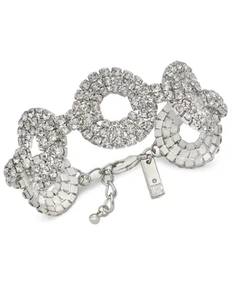I.n.c. International Concepts Mixed-Metal Crystal Bracelet, Created for Macy's