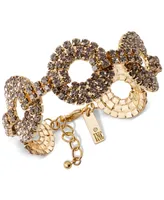 I.n.c. International Concepts Mixed-Metal Crystal Bracelet, Created for Macy's