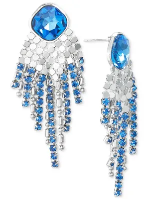 I.n.c. International Concepts Mixed-Metal Crystal Drop Earrings, Created for Macy's