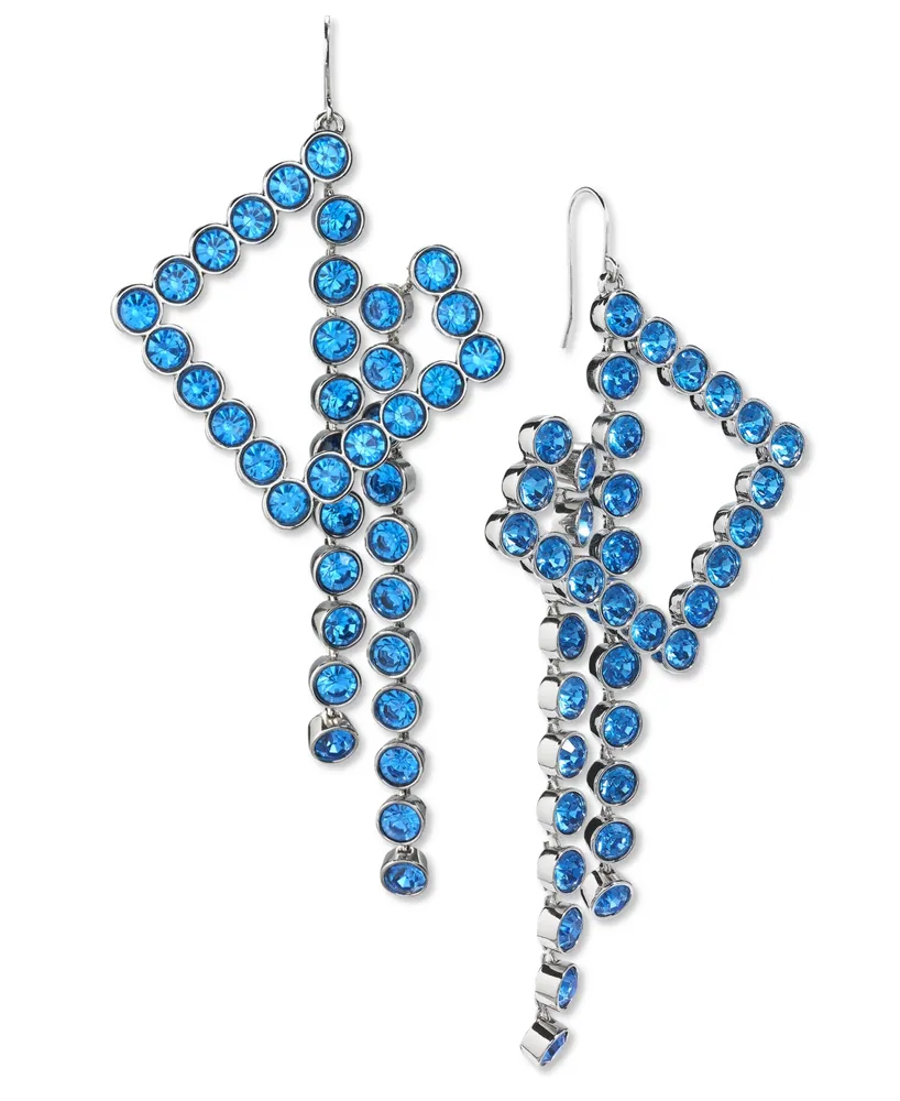 I.n.c International Concepts Crystal Linear Drop Earrings, Created for Macy's