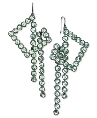 I.n.c International Concepts Crystal Linear Drop Earrings, Created for Macy's