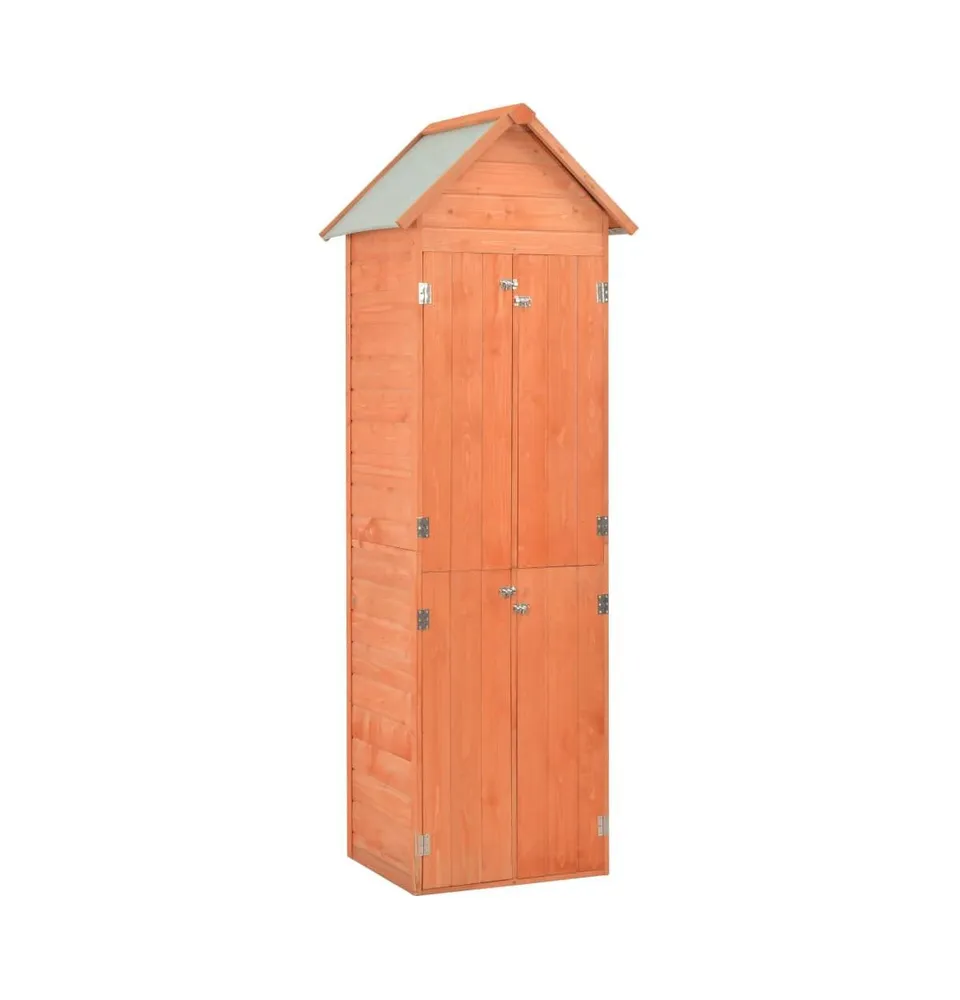 vidaXL Garden Storage Shed 28"x23.6"x83.9" Wood