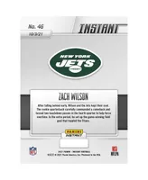 Zach Wilson New York Jets Fanatics Exclusive Parallel Panini America Instant Nfl Week 4 Overtime Win Single Rookie Trading Card