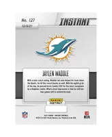 Jaylen Waddle Miami Dolphins Parallel Panini America Instant Nfl Week 13 Waddle Breaks Franchise Rookie Record Single Trading Card