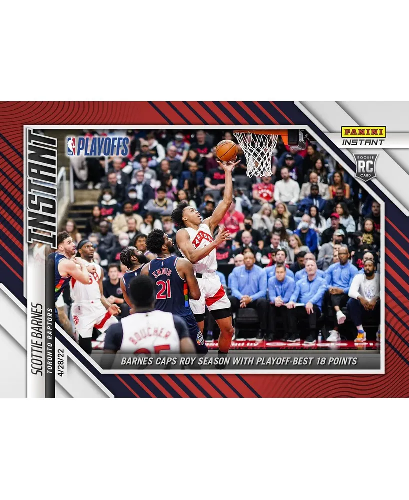 Scottie Barnes Toronto Raptors Fanatics Exclusive Parallel Panini Instant  Barnes Scores a Career-Best 28 Points Single Rookie Trading Card - Limited  Edition of 99