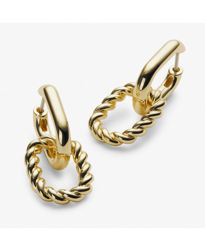 Ana Luisa Double Hoop Earrings - Ash Double