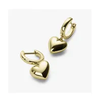 Ana Luisa Puffed Heart Hoops - Jessica