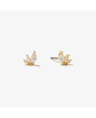 Ana Luisa Gold Stud Earrings - Kennedy